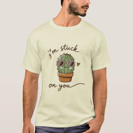 Camiseta de Amor de Cactus Bonita - Presente Engra