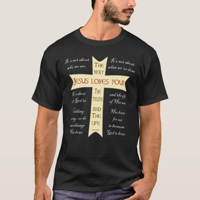 Camiseta de amor de Deus (Frente)