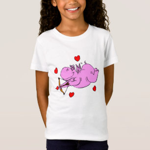 Camiseta de Amor de Hipopótamo