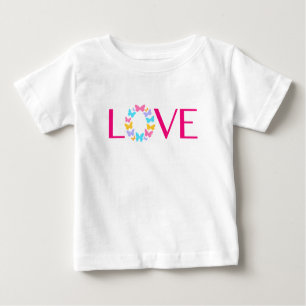 Camiseta de Amor e Borboletas