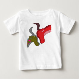 Camiseta de Amor: Mãe e Bebê Dragão