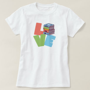 Camiseta de Amor por Livros