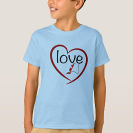 Camiseta de amor por vácuo