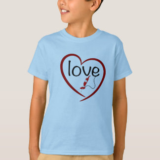 Camiseta de amor por vácuo