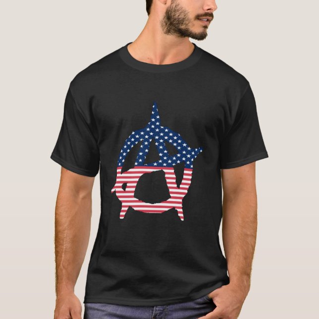Camiseta de Anarquia Americana (Frente)