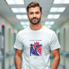 Camiseta de Anatomia do Coração