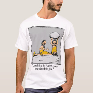 Camiseta de anestesiologista médico engraçado