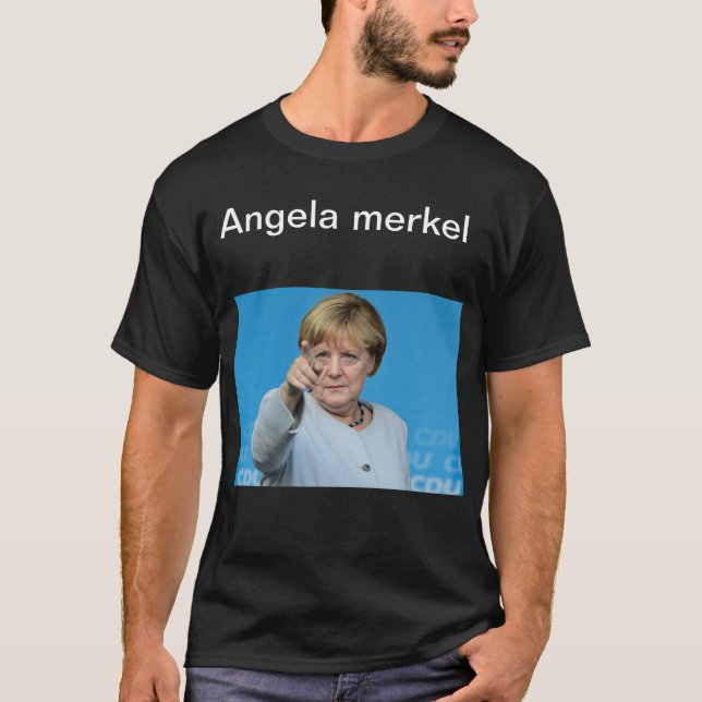 Camiseta De Angela Merkel (Frente)