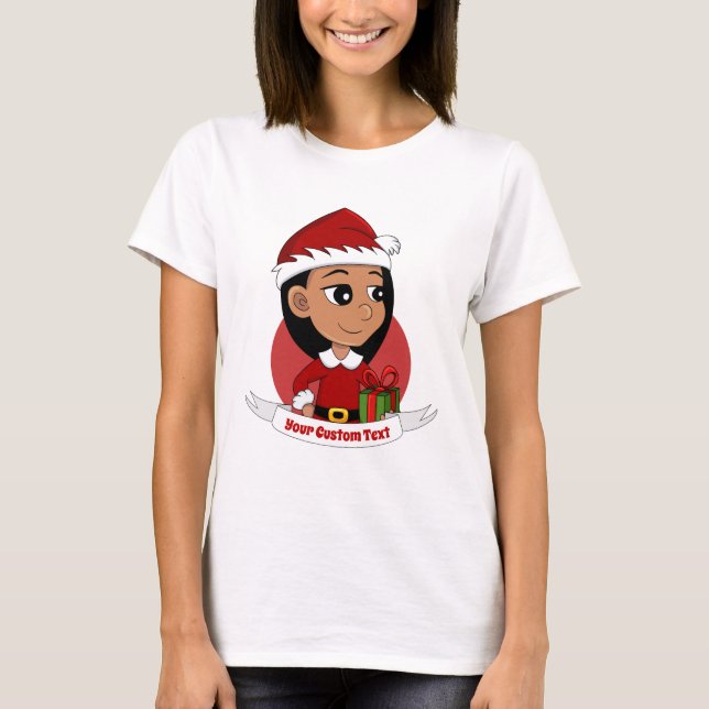 Camiseta de animação de Natal (Frente)