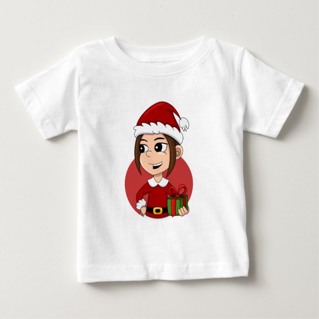 Camiseta de animação de natal (Frente)