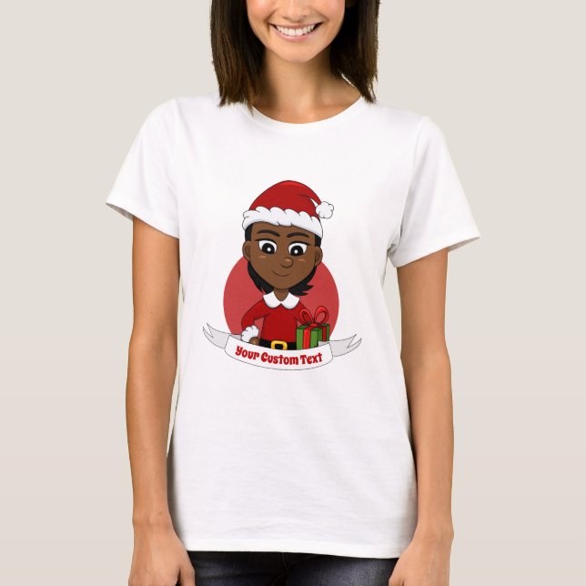 Camiseta de animação de Natal (Frente)