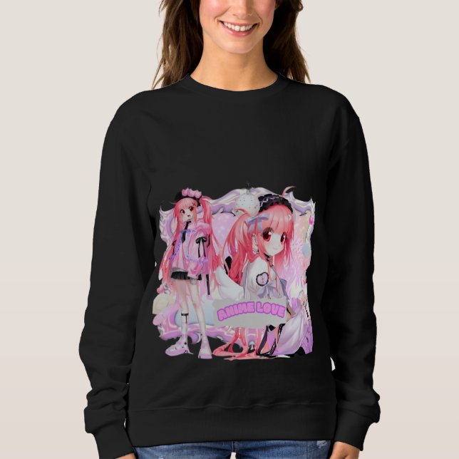Camiseta de Animação Kawaii (Frente)