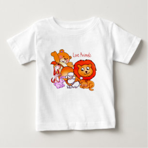 Camiseta de Animais de Amor