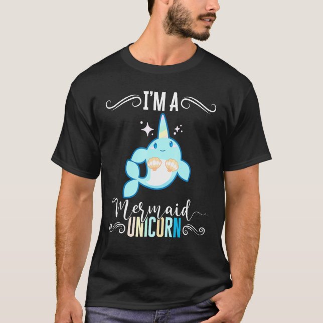 Camiseta de Animais Marinhos Peixes Unicórnio Sere (Frente)