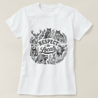 Camiseta de Animais Silvestres da Floresta | Vinta