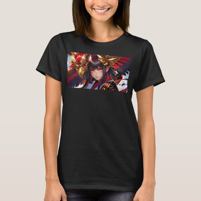 Camiseta de anime de Ouro de Tangu, de uso feminin (Frente)