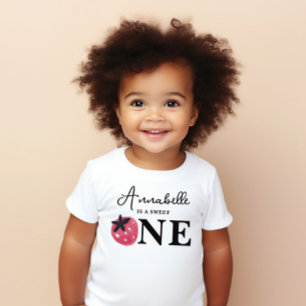 Camiseta de aniversariante do primeiro aniversário