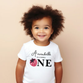 Camiseta de aniversariante do primeiro aniversário