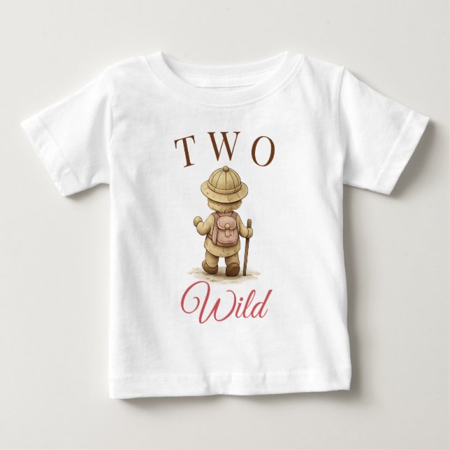 Camiseta de aniversário com design de exploradora  (Frente)