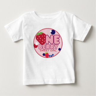 Camiseta de Aniversário da Menina Doce de Uma Frut