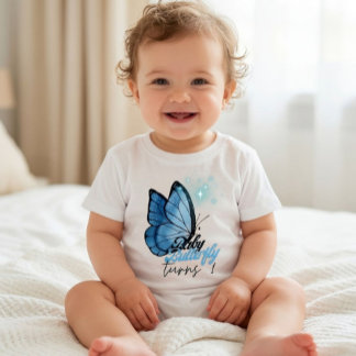 Camiseta de aniversário de 1 ano com tema de borbo