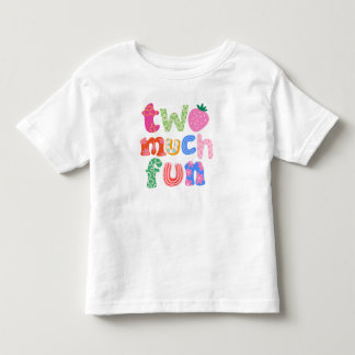Camiseta de Aniversário de 2 Anos da Menina Divert