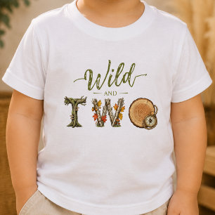 Camiseta de Aniversário de 2 anos Wild and Two Wat