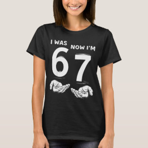 Camiseta de Aniversário de 7 Anos Meme Six Seven E