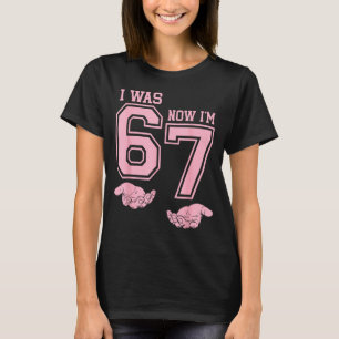 Camiseta de Aniversário de 7 Anos Meme Six Seven E