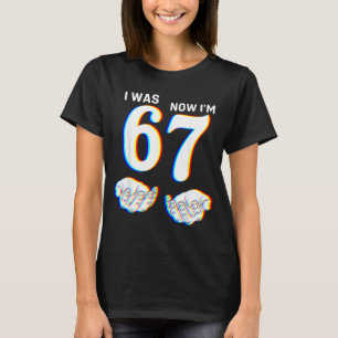 Camiseta de Aniversário de 7 Anos Six Seven Meme t