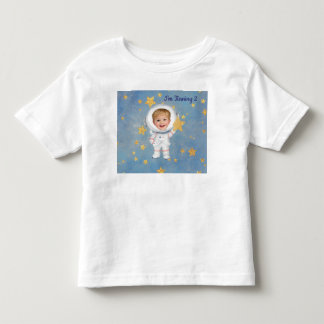 Camiseta de Aniversário de Astronauta Estrela Pequ