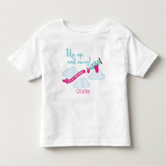 Camiseta de Aniversário de Aviões para Meninas Per