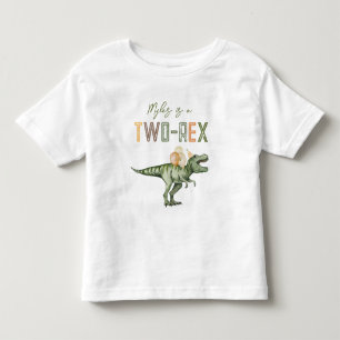 Camiseta de Aniversário de Dois-Rex