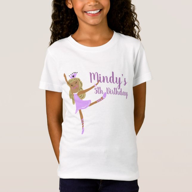 Camiseta de aniversário de festa com doodle de bai (Frente)