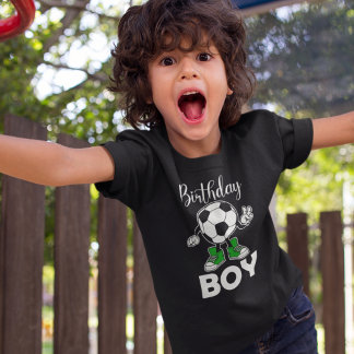 Camiseta de Aniversário de Futebol para Menino