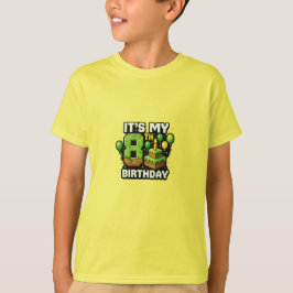 Camiseta de Aniversário de Gamer – Design de Anive