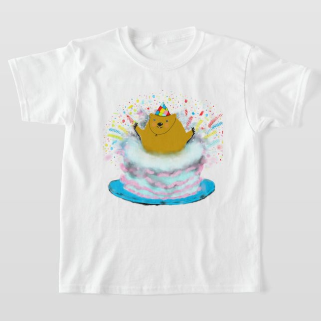 Camiseta de aniversário de Groundhog (Postura )