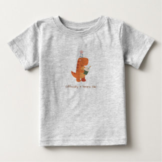 Camiseta de Aniversário de Meninos Dinossauros Ofi