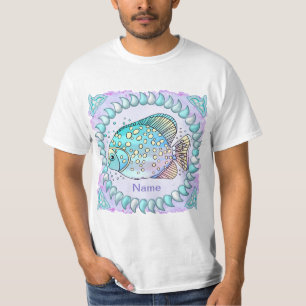 Camiseta de aniversário de Peixes