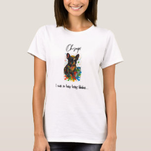 Camiseta de aniversário de um cão LGBT francês eng