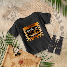Camiseta de aniversário do Tigre de Impressão Anim