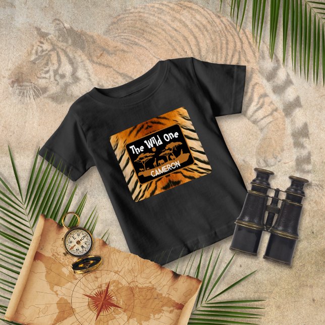 Camiseta de aniversário do Tigre de Impressão Anim (Criador carregado)