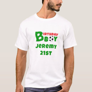 Camiseta de Aniversário, Fã de Futebol, Personaliz