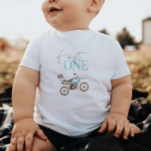Camiseta de aniversário 'Fast One' de Moto de Tril