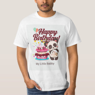 Camiseta de aniversário feliz