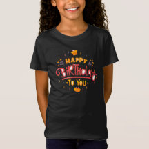Camiseta de aniversário fofa para crianças – Celeb
