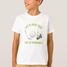 Camiseta de aniversário infantil Let's Par-Tee de