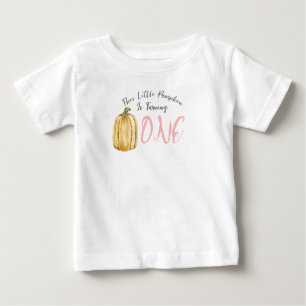 Camiseta de Aniversário Meninas Pequena Abóbora Id