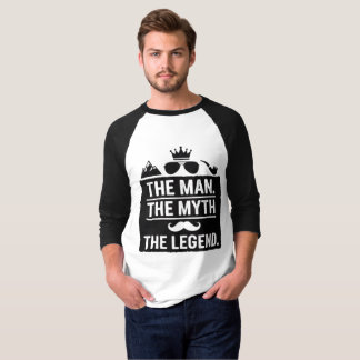 Camiseta de Aniversário O Homem, O Mito, A Lenda