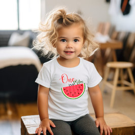 Camiseta de aniversário One in a Melon Baby